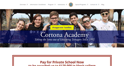 Desktop Screenshot of cortonalearning.com